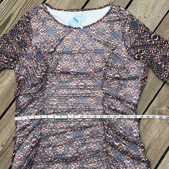 NWOT NY Collection ruched maxi 1X-2X - Picture 8 of 13